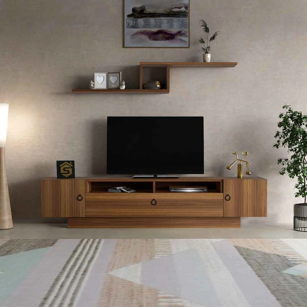 طاولة شاشة مودرن بني 29