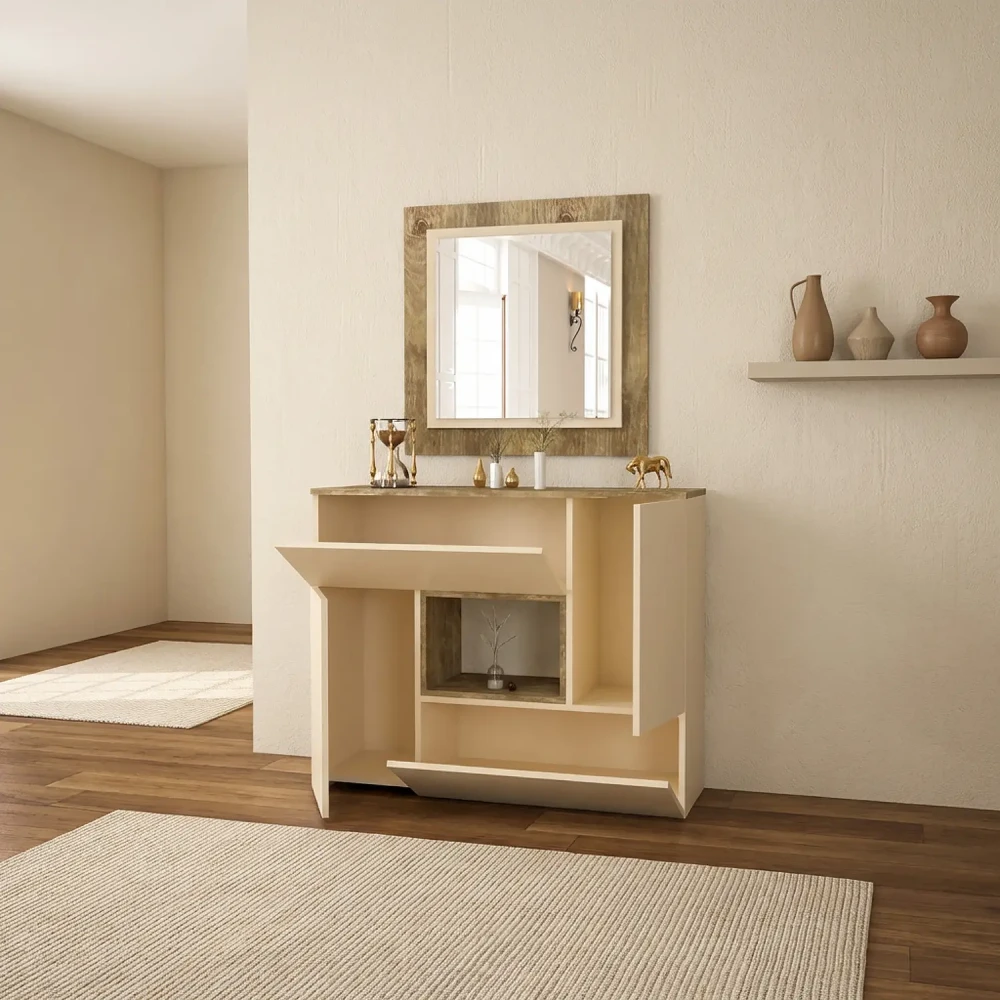 مدخل وخزانة مع مرايا 041