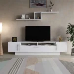 طاولة شاشة مودرن بيضاء 20