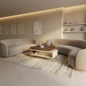 طاولة وسط و خدمة لونين 0225