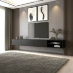 طاولة شاشة معلقة لون أسود 118