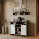 ركن قهوة لون أبيض مع رمادي 0315