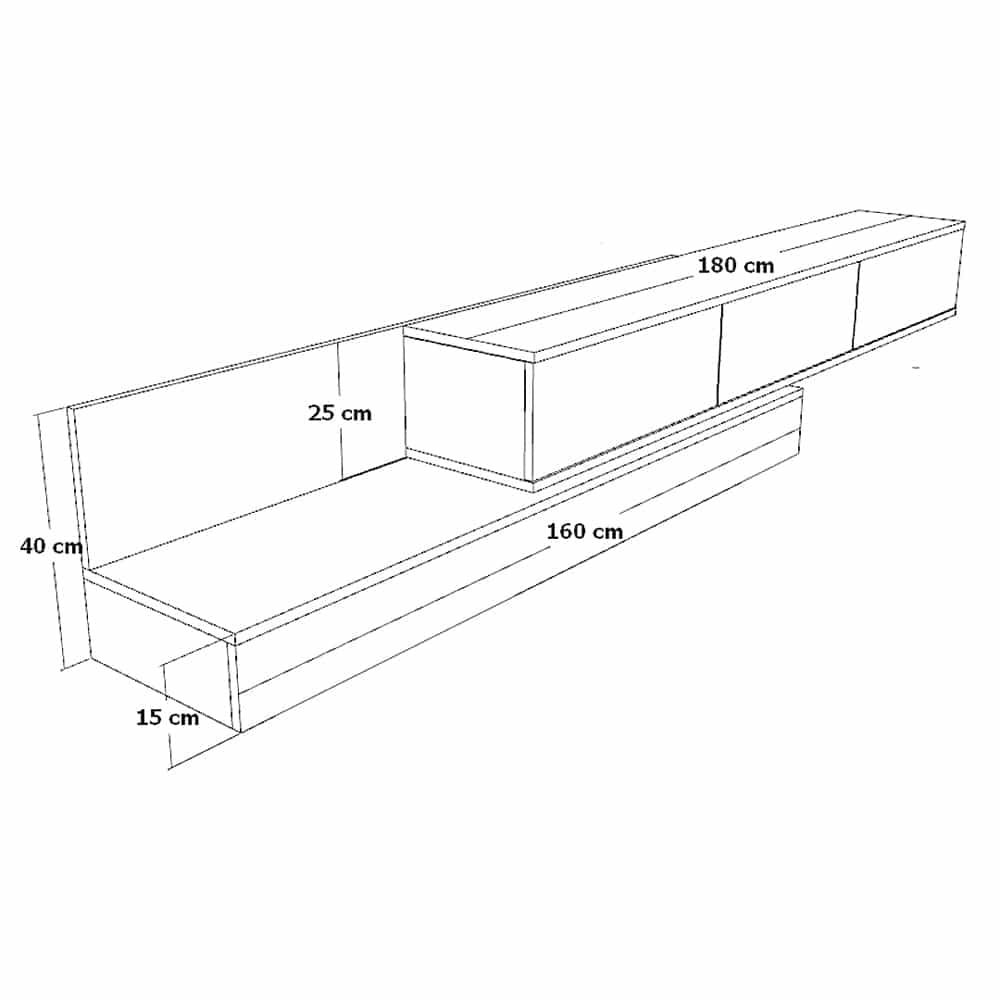 طقم طاولات تلفزيون و طاولة قهوة 0160