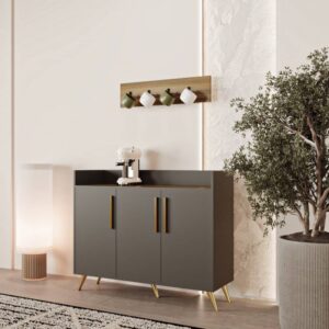 ركن كوفي تصميم تركي أبيض مع بني 0329