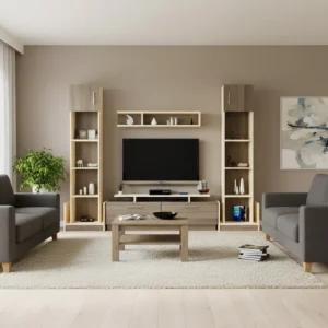 مكتبة تلفزيون كبيرة لونين 36